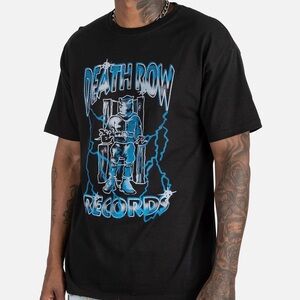 Death Row Records Airbrush Graphic Tee Shirt Size Large